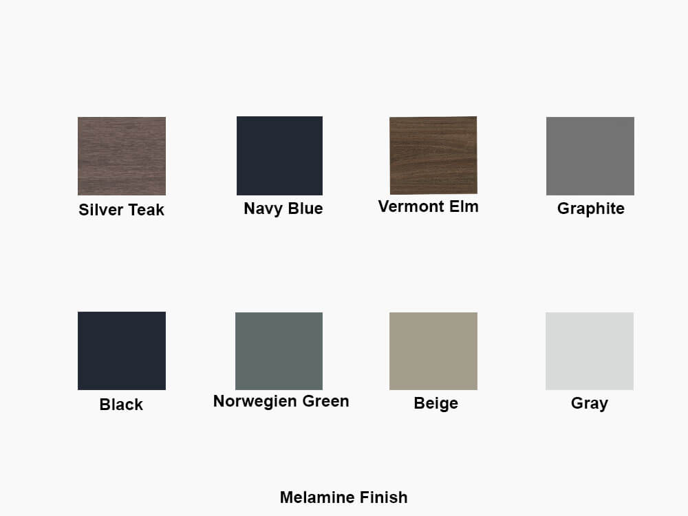 Melamine Finish Modesty