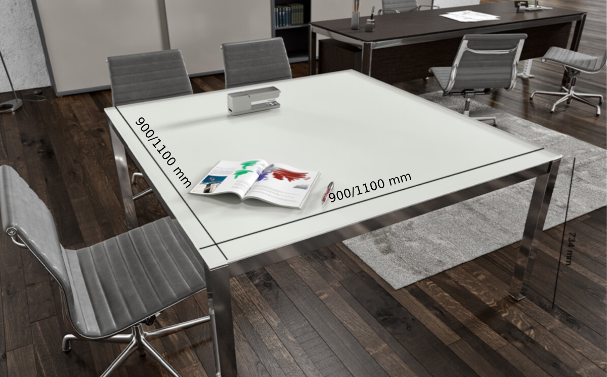 Neko 2 – Square & Rectangular Shape Meeting Room Table Size Image Neko 2 – Square & Rectangular Shape Meeting Room Table Size Image