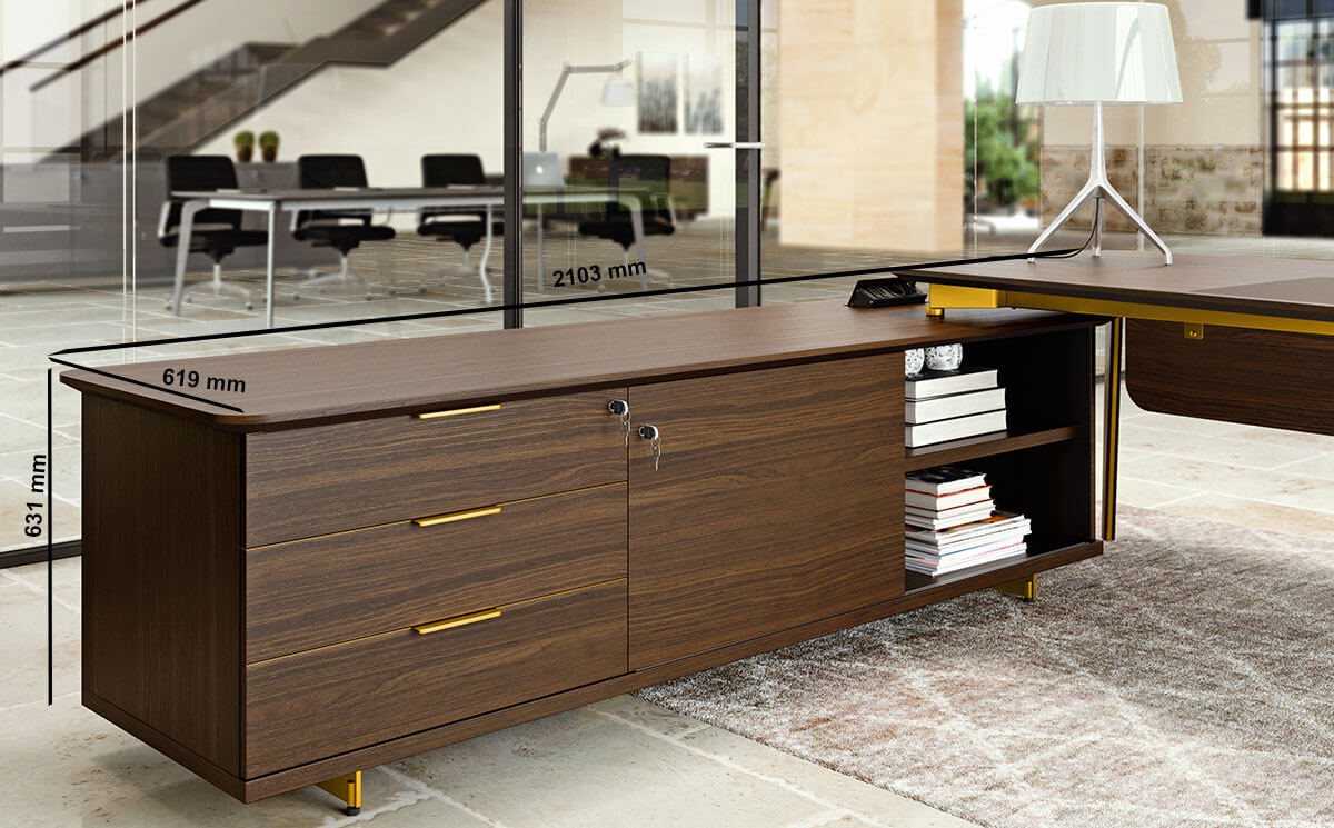 Padrig 4 – Wood Finish Storage Unit Sizege Padrig 4 – Wood Finish Storage Unit Sizege