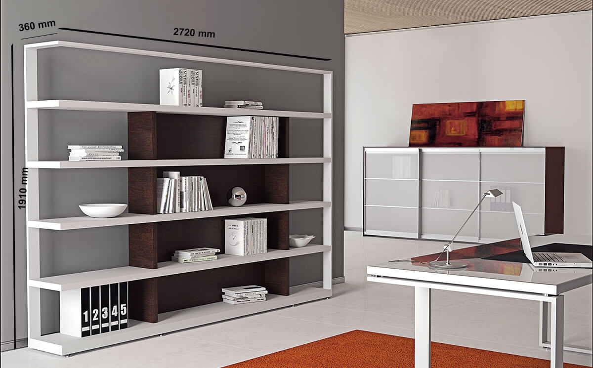 Romilda 6 – Bookcase With Optional Tv Hutchstand Size Romilda 6 – Bookcase With Optional Tv Hutchstand Size