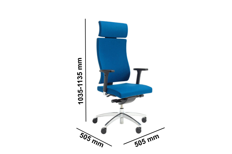 Xitij – Medium And High Plastic Back Task Chair Size Image Xitij – Medium And High Plastic Back Task Chair Size Image