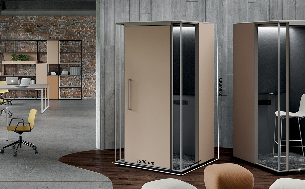 Alea F65 Phone Booth Size Img 02 Alea F65 Phone Booth Size Img 02