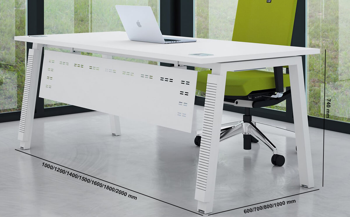 Eashta – Executive Desk With Optional Return, Pedestal And Modesty Panel Eashta – Executive Desk With Optional Return, Pedestal And Modesty Panel