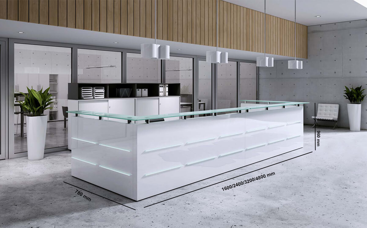 Fabio Straight Illuminated Reception Desk Size Img Fabio Straight Illuminated Reception Desk Size Img