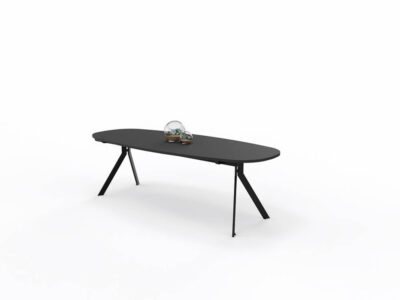 Oakley 4 Y Leg Oval Shaped Meeting Room Table 01