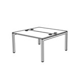 Workstation for 2 Persons