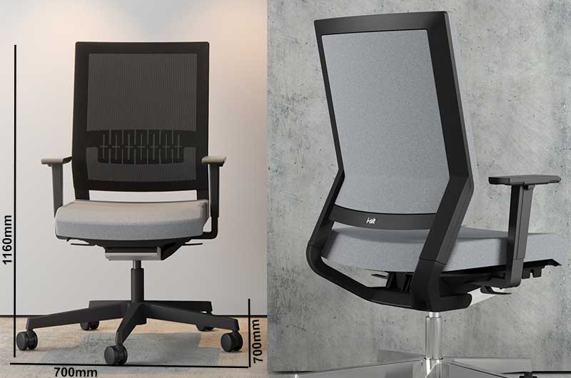 Ezhil Task Seating Chair Size Img Ezhil Task Seating Chair Size Img