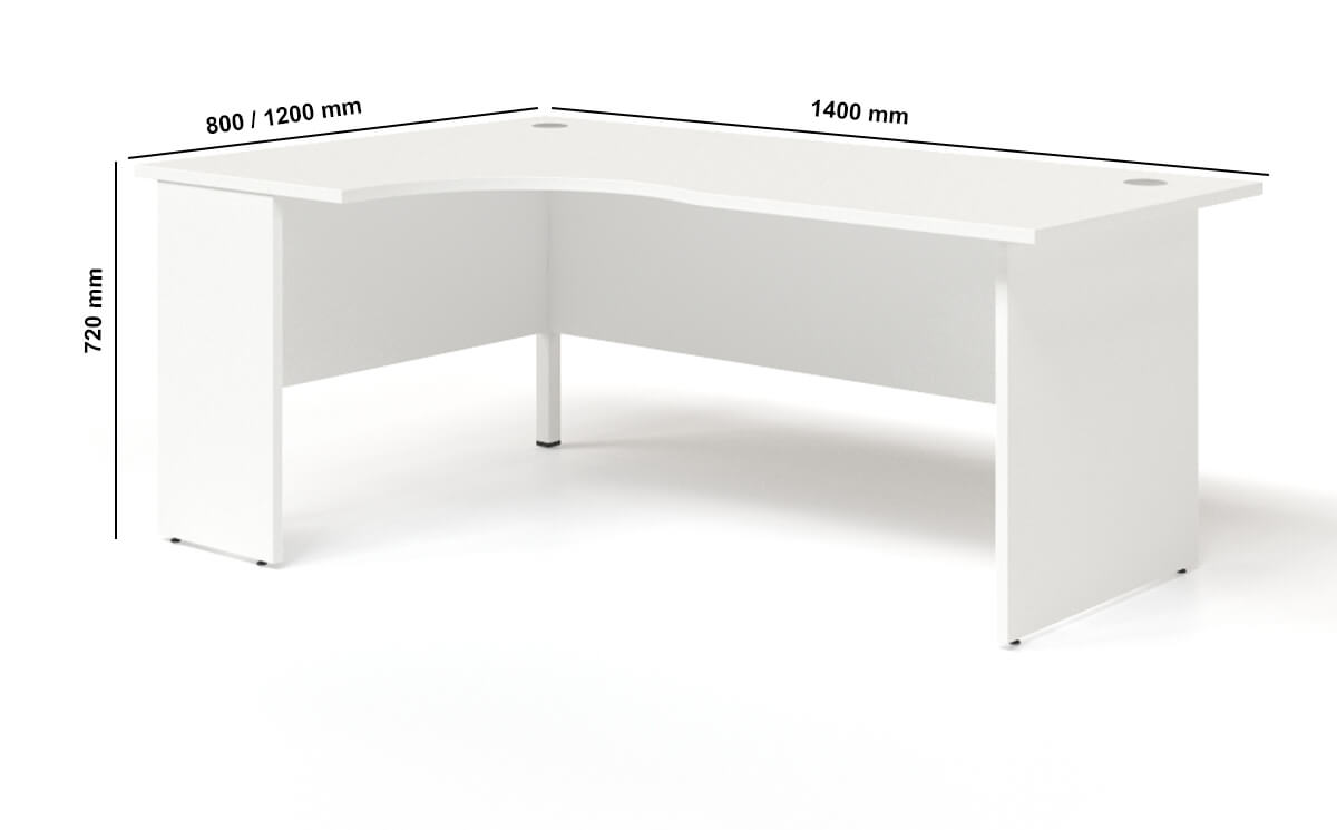 Fannie 1 Corner Panel Legs Desk With Return And Modesty Panel Dimesnion Image Fannie 1 Corner Panel Legs Desk With Return And Modesty Panel Dimesnion Image