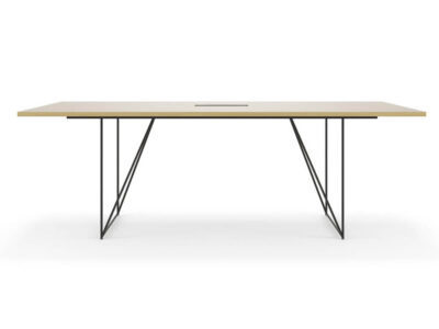 Fendi 2 Meeting Table With Steel Legs 5
