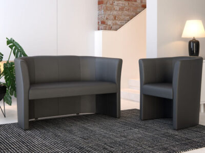 Vithi – Black And Red Tub Chair For One And Two Seater 2