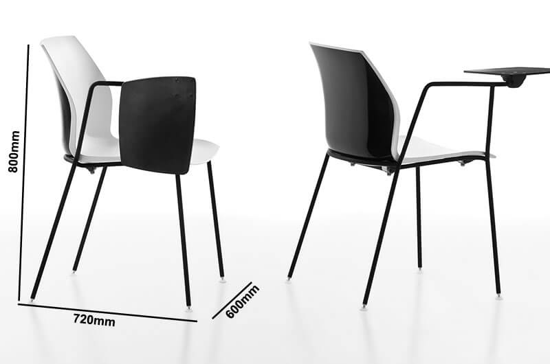 Naari Multi Purpose Chair With Right Arm And Writing Table Size Img Naari Multi Purpose Chair With Right Arm And Writing Table Size Img