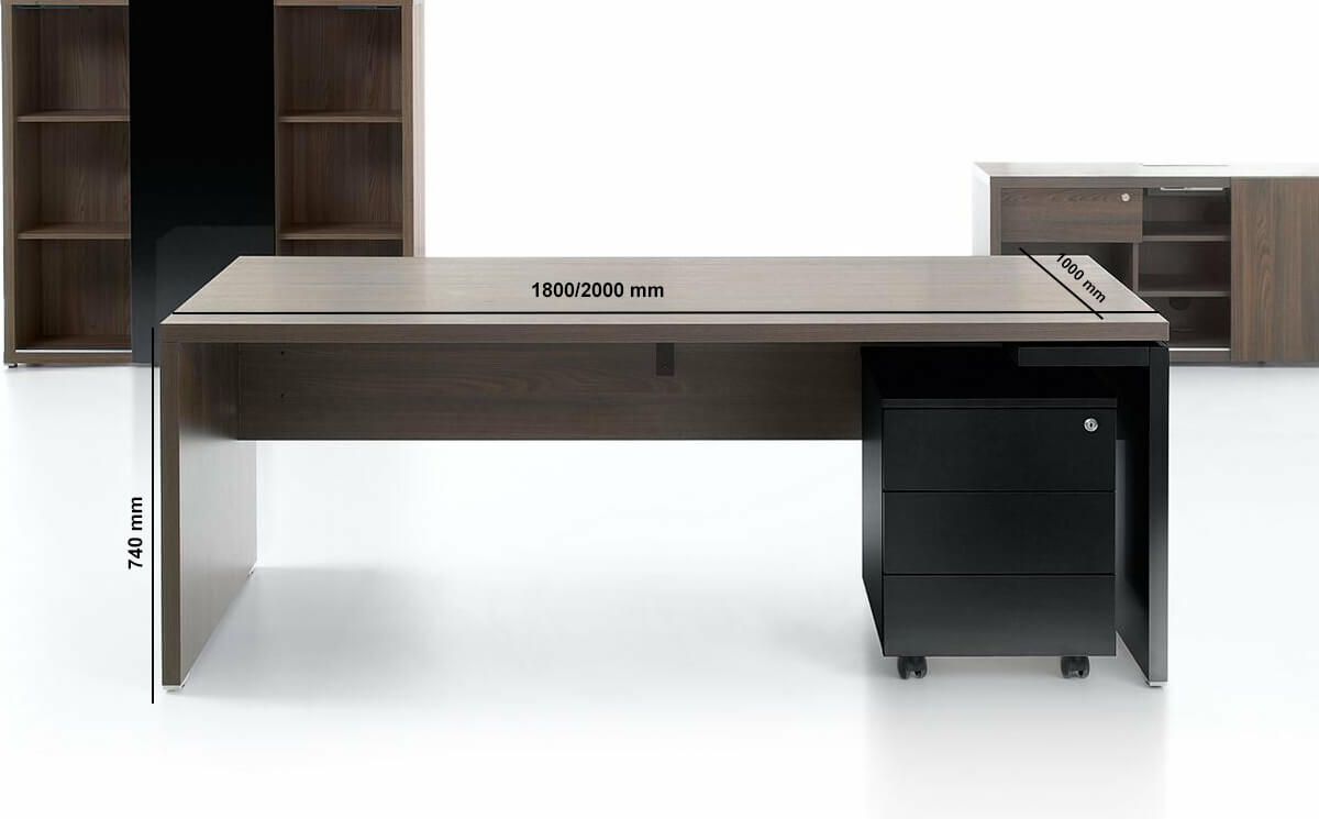 Bingley Executive Desk With Optional Return & Credenza Unit Bingley Executive Desk With Optional Return & Credenza Unit