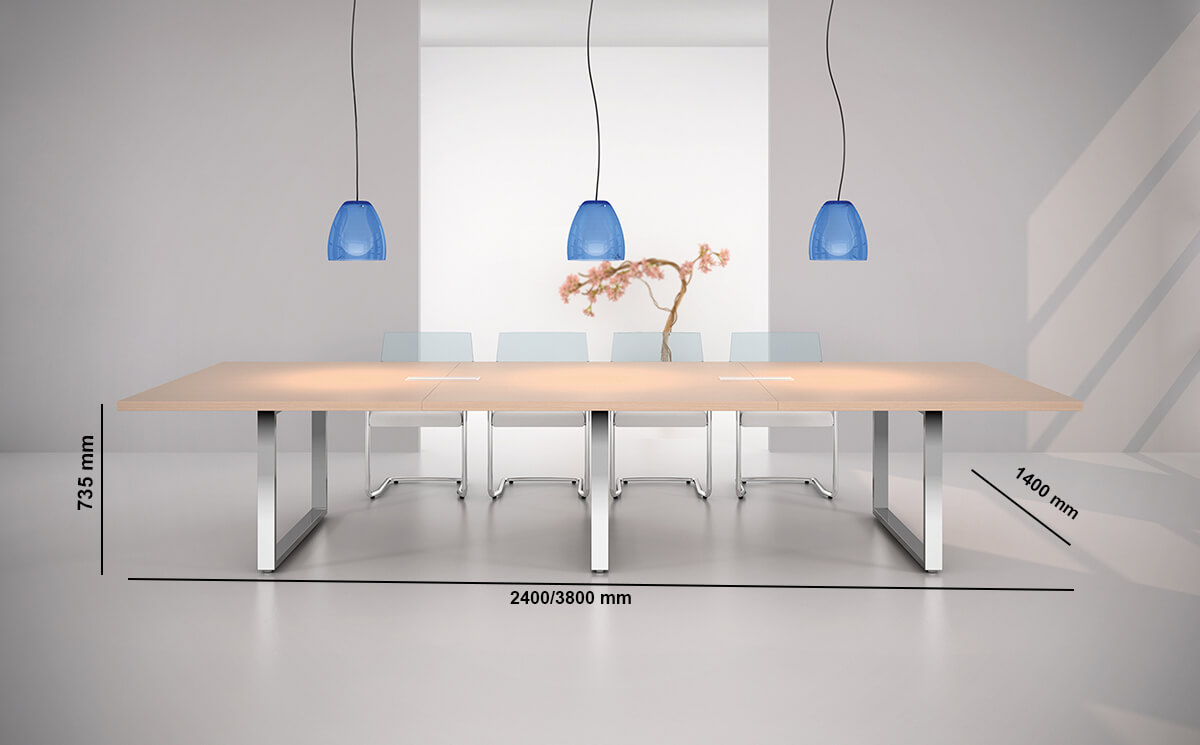 Nabila 1 Ring Legs Meeting Table Nabila 1 Ring Legs Meeting Table