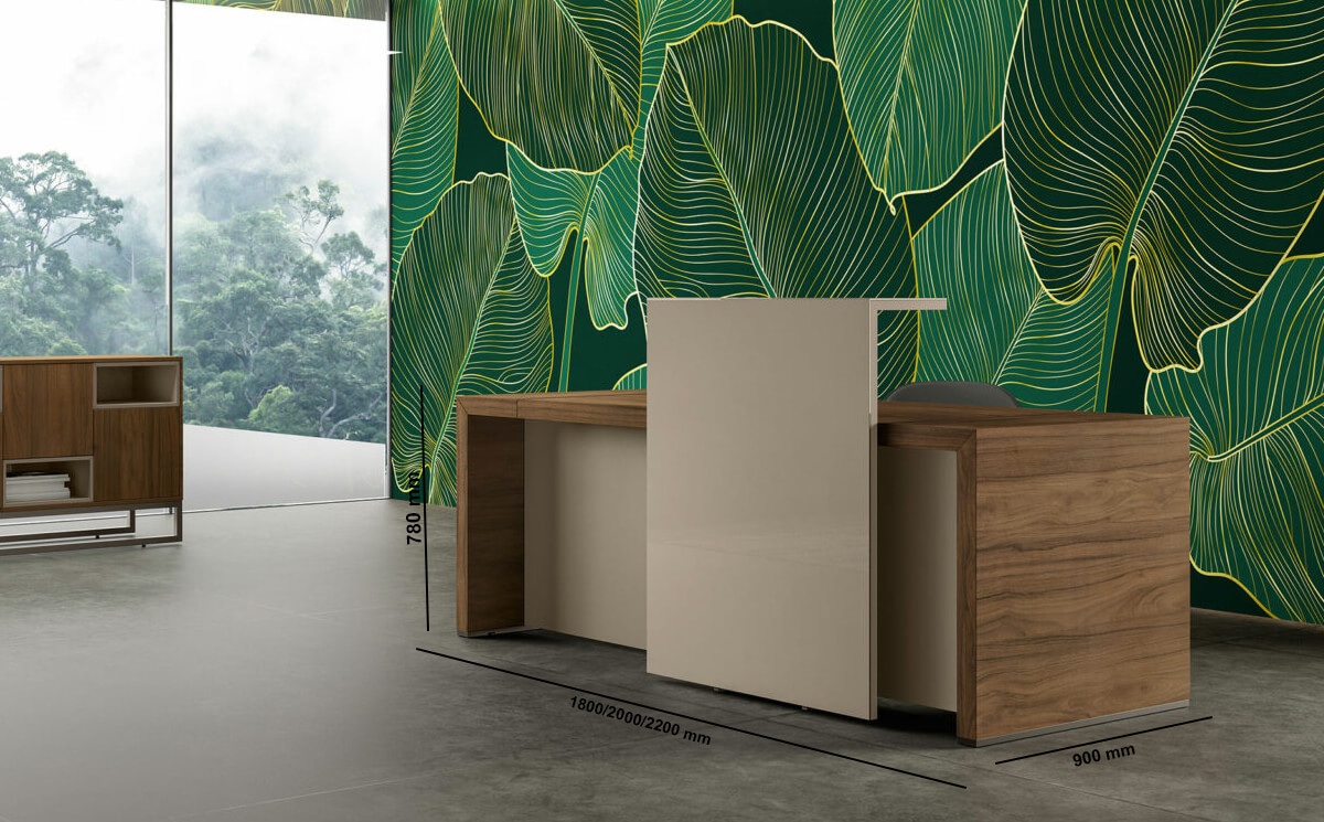 Gianny 3 Reception Desk With Front Overhang Panel Size Img Gianny 3 Reception Desk With Front Overhang Panel Size Img