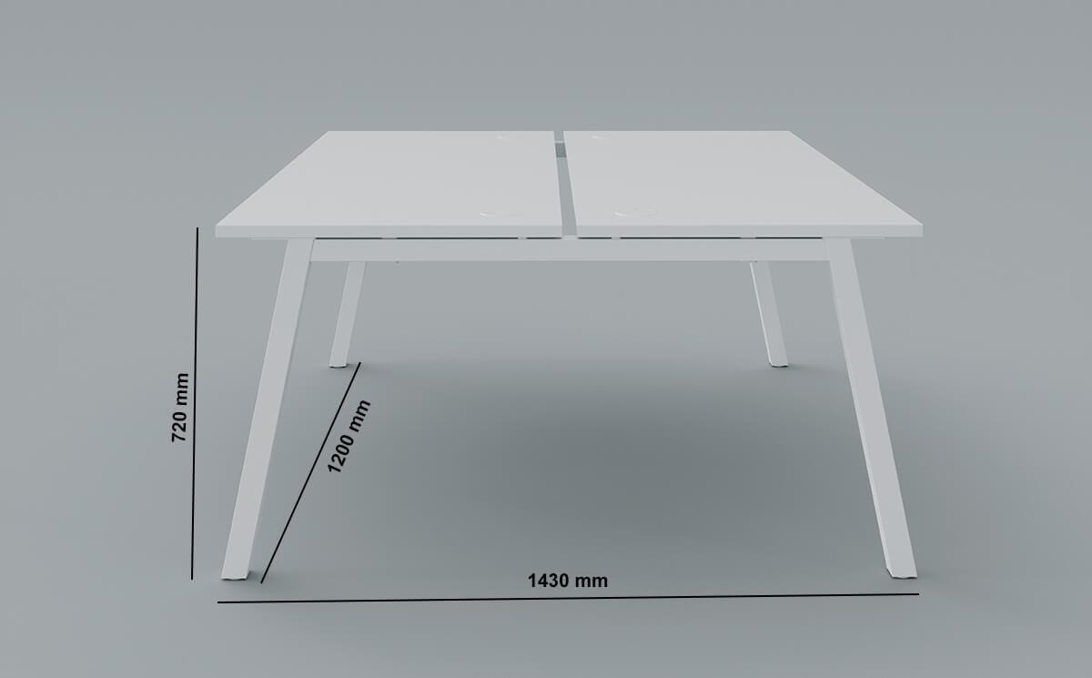 Nailah 1 Operational Office Desk For 2 And 4 Persons Dimension Image Nailah 1 Operational Office Desk For 2 And 4 Persons Dimension Image