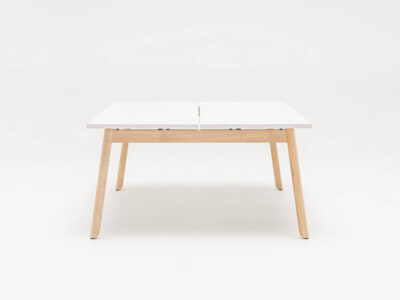 Rabia Bench Desk With Wood Finish Legsfor 2, 4 And 6 Persons 4