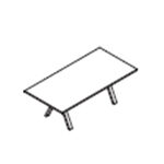 Medium Rectangular Shape Table (8 Persons)