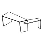 Desk with Return