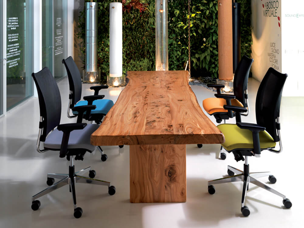 Cristina 1 Task Chair With Black Plastic Mesh Backrest & Optional Amrs Main Img