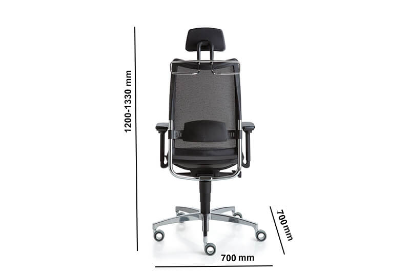 Cristina – High Backrest Height Adjustable Executive Chair Size Cristina – High Backrest Height Adjustable Executive Chair Size