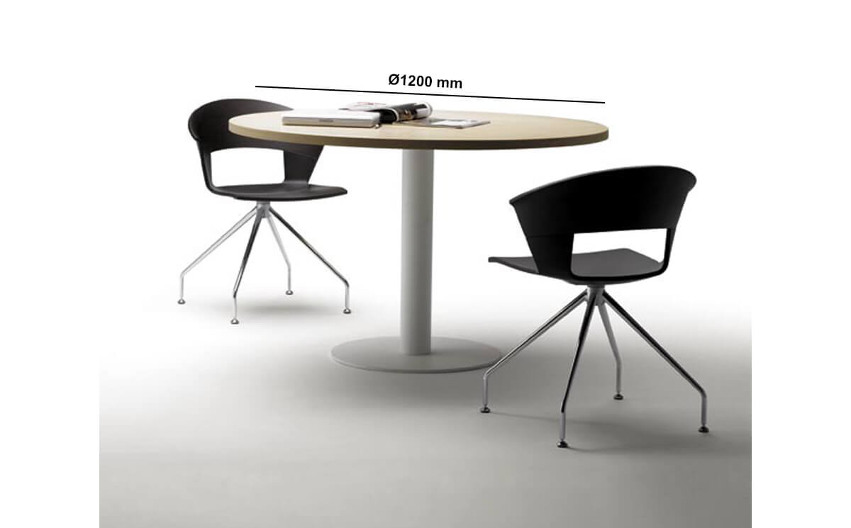 Isabella 1 Round, Oval, Bowed And Rectangular Shaped Meeting Table Dimesnion Image Isabella 1 Round, Oval, Bowed And Rectangular Shaped Meeting Table Dimesnion Image