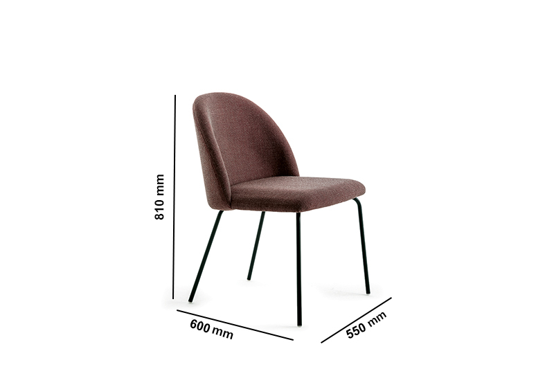 Bianca – Soft Seating Visitor Chair Size Bianca – Soft Seating Visitor Chair Size