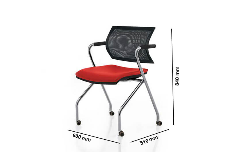 Carmine – Mesh Back Visitor Chair Size Carmine – Mesh Back Visitor Chair Size