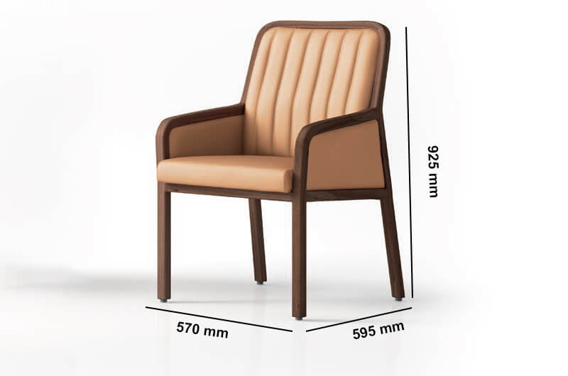 Sandra 2 Classic Multi Purpose Chair With Wood Finish Frame Dimesnion Image Sandra 2 Classic Multi Purpose Chair With Wood Finish Frame Dimesnion Image