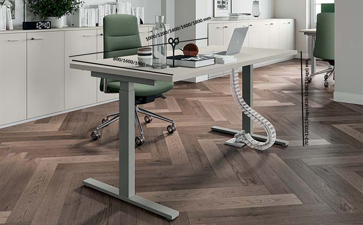 Fauci Electrically Height Adjustable Desk Size Fauci Electrically Height Adjustable Desk Size