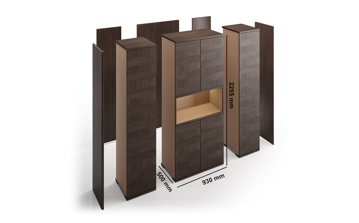 Florence 3 Classic High Storage Unit Dimension Florence 3 Classic High Storage Unit Dimension