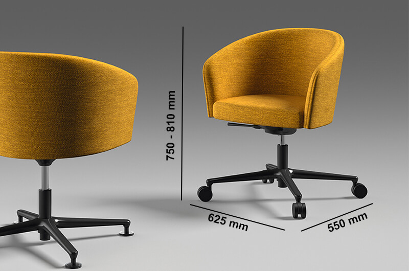 Julia Classic Multipurpose Chair With Aluminum Base Dimensions Julia Classic Multipurpose Chair With Aluminum Base Dimensions