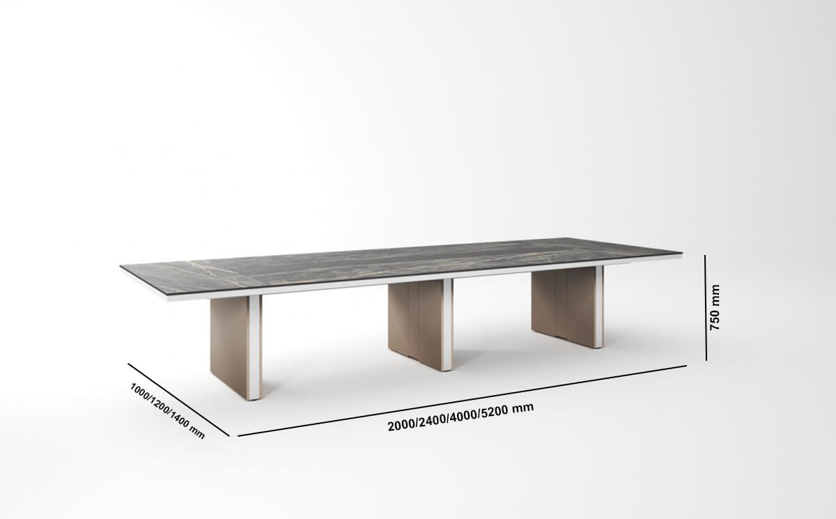 Dalon 2 Polished Stone Rectangular Meeting Table With Optional Glass And Leather Inserts Size Img Dalon 2 Polished Stone Rectangular Meeting Table With Optional Glass And Leather Inserts Size Img