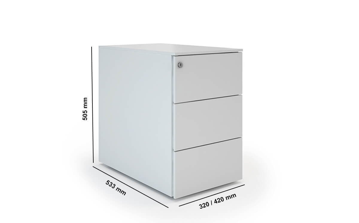 Kara Mobile Pedestals Dimensions Kara Mobile Pedestals Dimensions