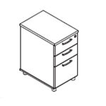 Noah Pedesta 3 Drawers 