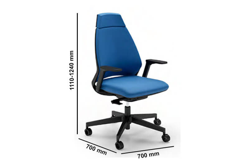 Alvino High Back Chair Size Alvino High Back Chair Size