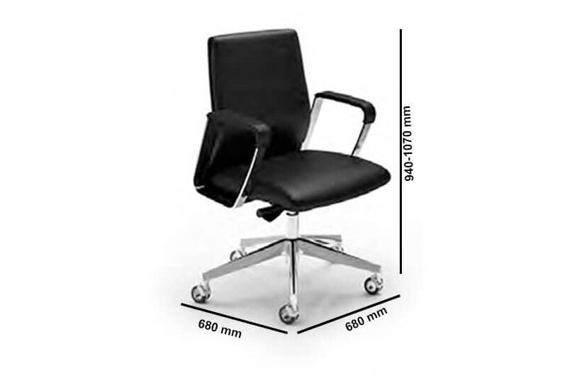 Emilia 1 Beech Plywood Mid Back Meeting Chair Size Emilia 1 Beech Plywood Mid Back Meeting Chair Size