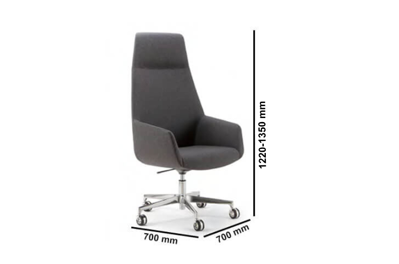 Ludovica – High Back Chair With Headrest Size Ludovica – High Back Chair With Headrest Size