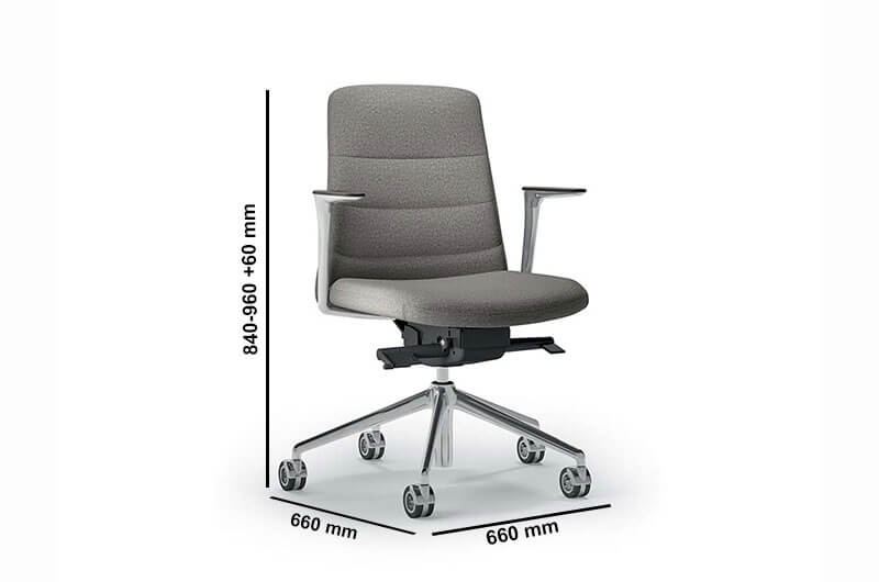 Sandro 2 Mid Back Meeting Chair Size 2 Sandro 2 Mid Back Meeting Chair Size 2