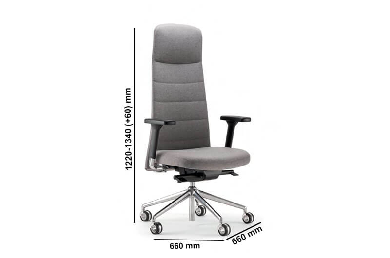 Sandro 3 High Back Chair With Integral Headrest Size Sandro 3 High Back Chair With Integral Headrest Size