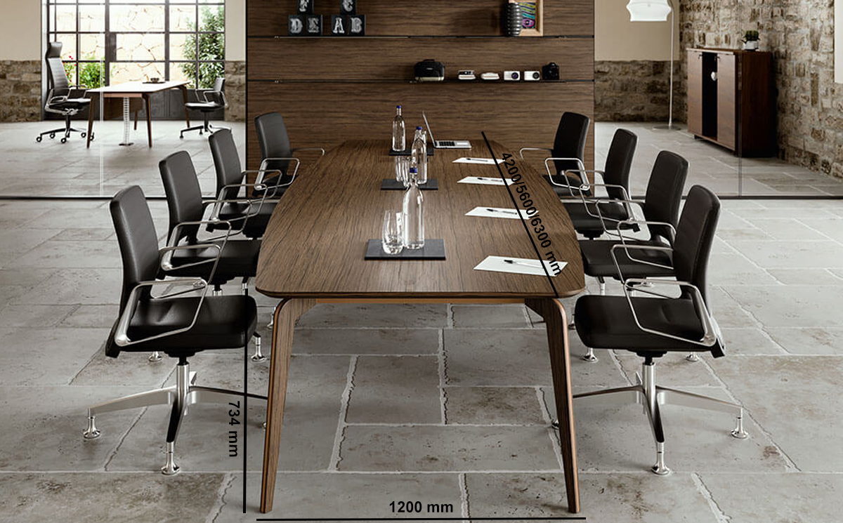Aletta 5 – Barrel Shaped Meeting Room Table Size Img Aletta 5 – Barrel Shaped Meeting Room Table Size Img