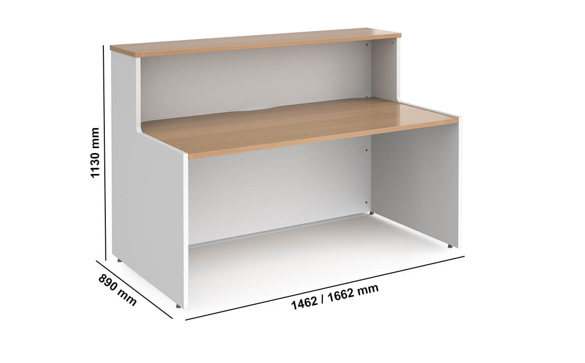 Angela Reception Desk With Optional D End Extension And Led Dimensions Image Angela Reception Desk With Optional D End Extension And Led Dimensions Image