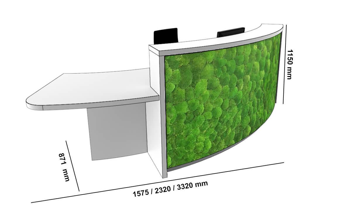 Serena Curved Reception Desk With Wheelchair Access Unit Dimensions Image Serena Curved Reception Desk With Wheelchair Access Unit Dimensions Image