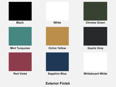 Carina Office Phone Booth For 1, 2 And 4 Persons Exterior Finish