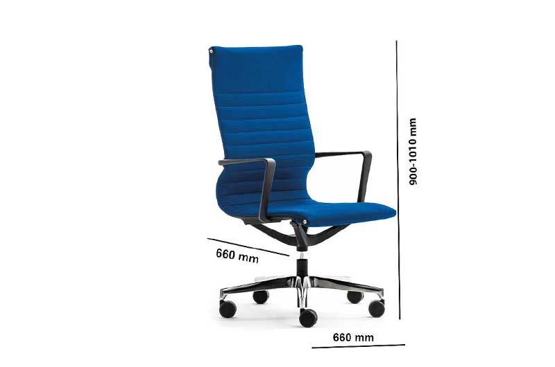 Gela 2 Back Padded Fabric Executive Chair Middle Gela 2 Back Padded Fabric Executive Chair Middle
