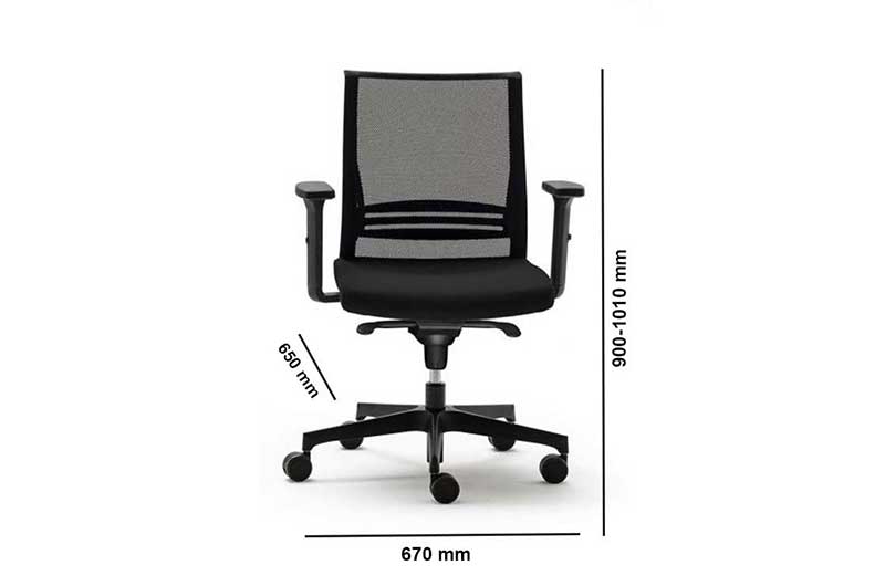 Maso Back Mesh Multipurpose Chair With Optional Armrests Middle Maso Back Mesh Multipurpose Chair With Optional Armrests Middle