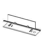Rail With High Capacity Cable Tray