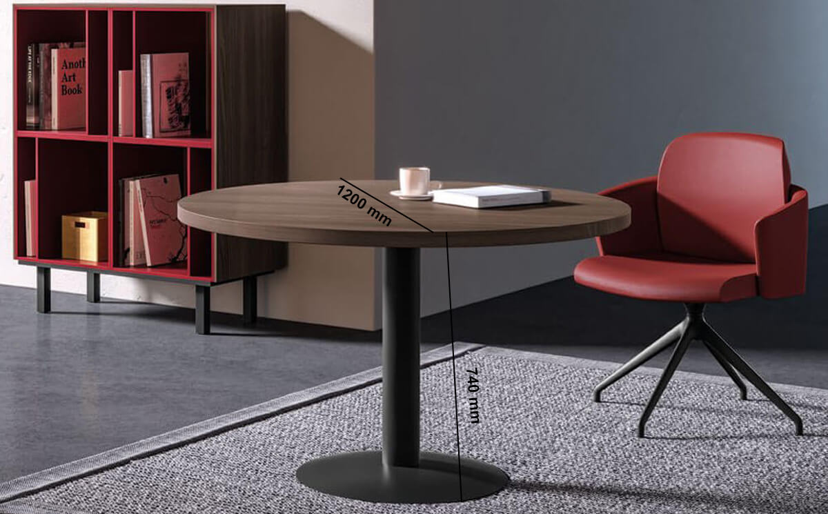 Sienna 4 Round&rectangular Shape Meeting Room Table Dimensions Image Sienna 4 Round&rectangular Shape Meeting Room Table Dimensions Image