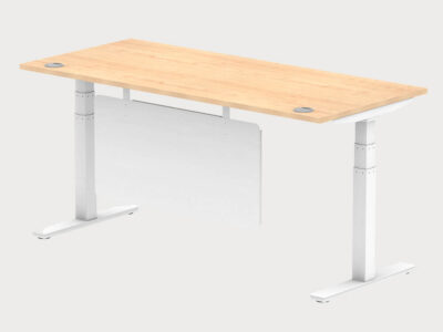 Adeline Height Adjustable Operational Desk With Modesty Panel 24
