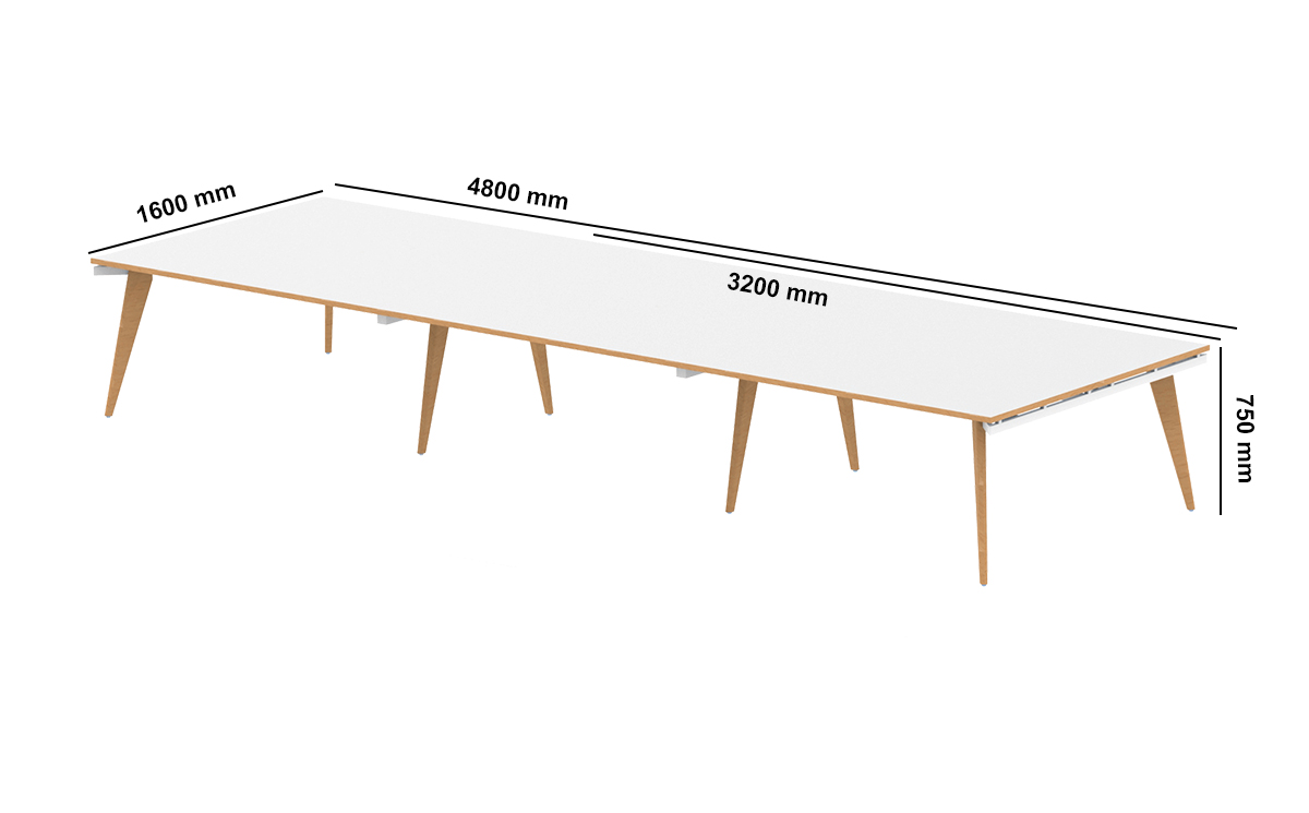 Margot 1 – Rectangular Shaped Meeting Table With Multiple Tops Dimensions Image Margot 1 – Rectangular Shaped Meeting Table With Multiple Tops Dimensions Image