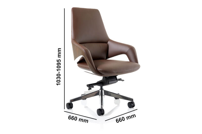 Olivia High Back Executive Chair With Integrated Wooden Effect Detailing Dimensions Image Olivia High Back Executive Chair With Integrated Wooden Effect Detailing Dimensions Image